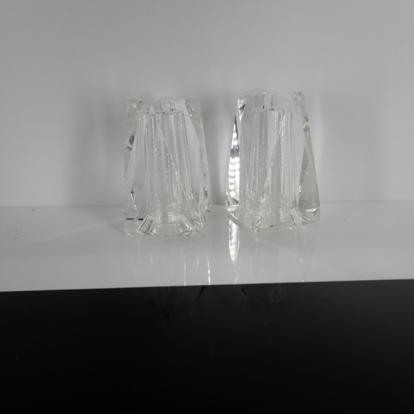 Simon Designs Crystal Mini Salt & Pepper Shaker Set New in Box - Picture 6 of 12